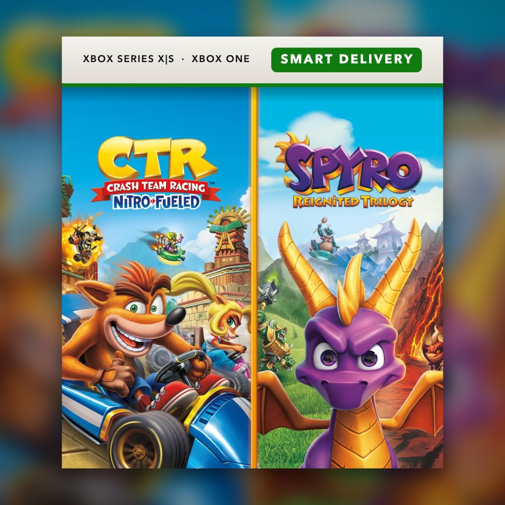 Crash Team Racing Nitro-Fueled + Spyro Game Bundle