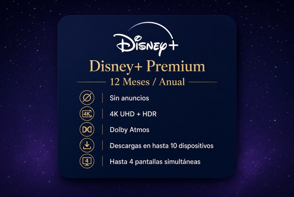 Disney+ Premium 12 Meses