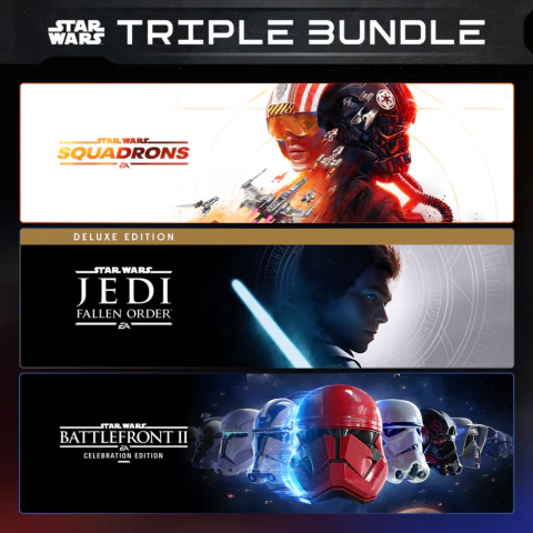 PAQUETE TRIPLE DE EA STAR WARS