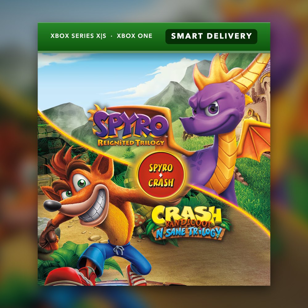 Spyro + Crash Remastered Game Bundle