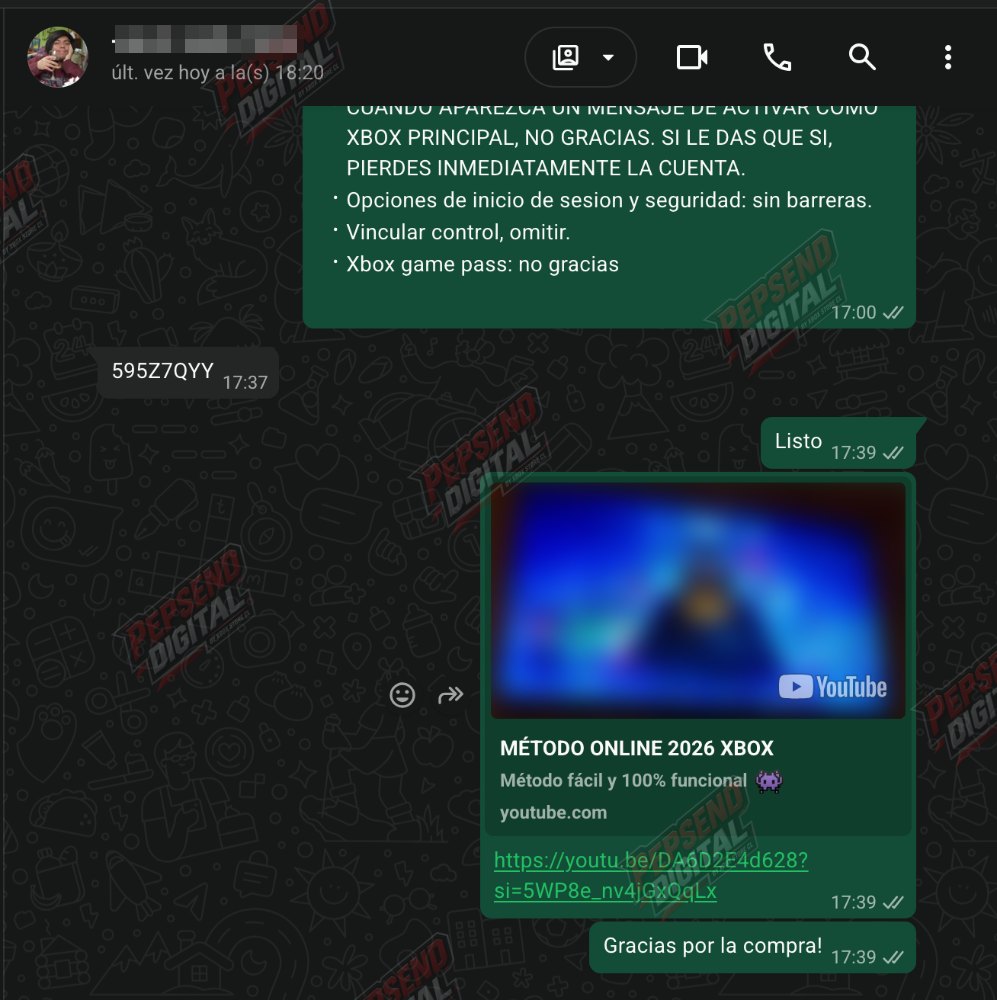PES 2021 XBOX - CUENTA MÉTODO ONLINE